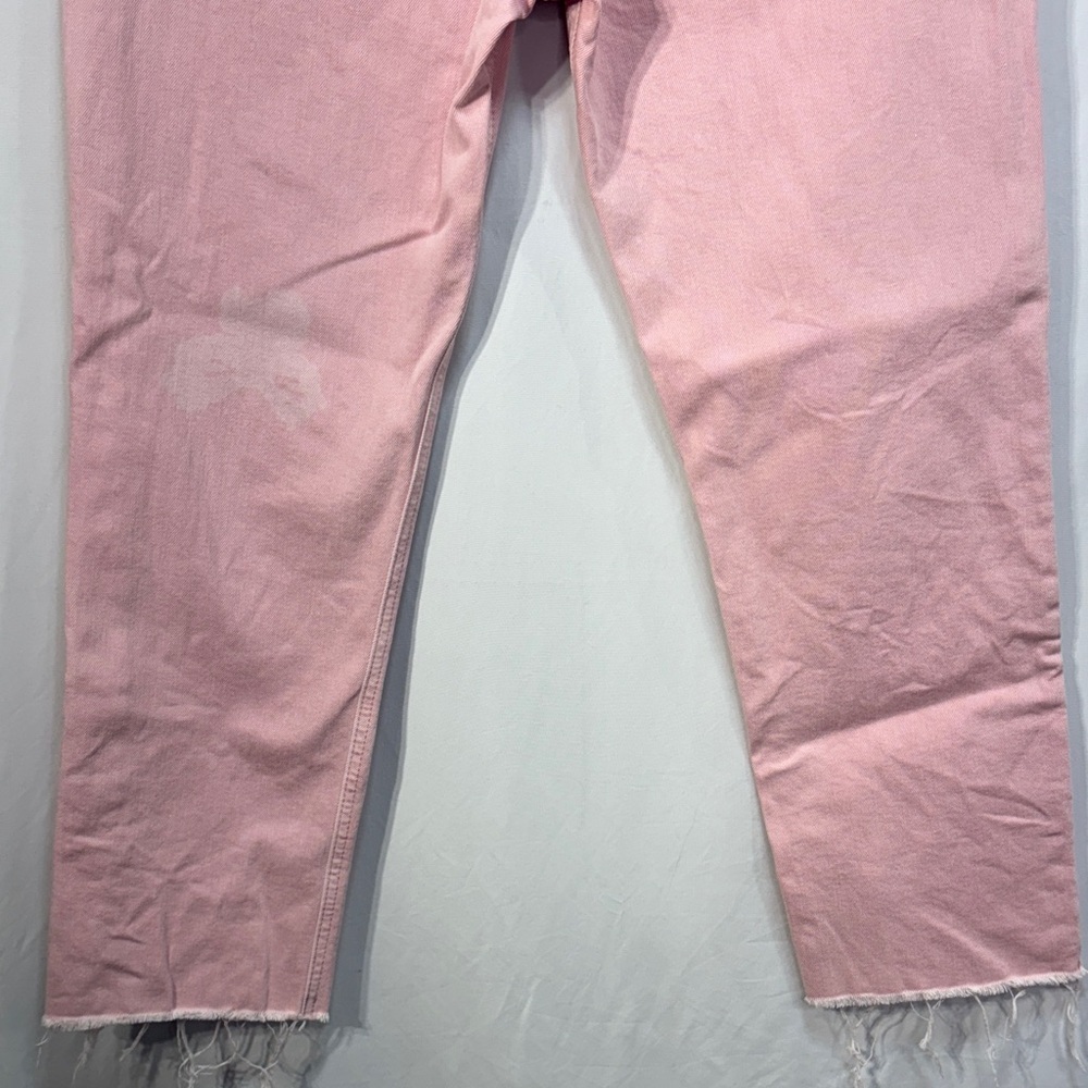🥥 GAP Pink cheeky, straight button, butterfly raw hem Jeans - Picture 7 of 9